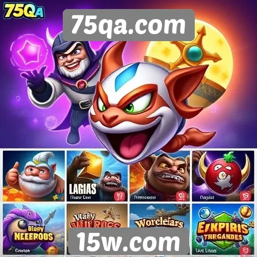 Jogos populares disponíveis em 75qa.com